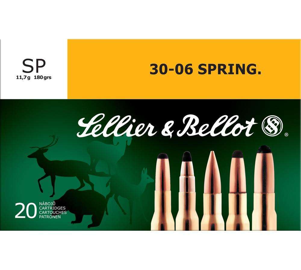 Ammunition Sellier&Bellot Rifle 30 06 S&B 30-06 180GR SP 20/400 • Model: Rifle